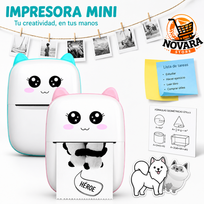 FotoFlash™ Mini impresora de fotos térmica portátil