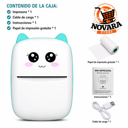 FotoFlash™ Mini impresora de fotos térmica portátil