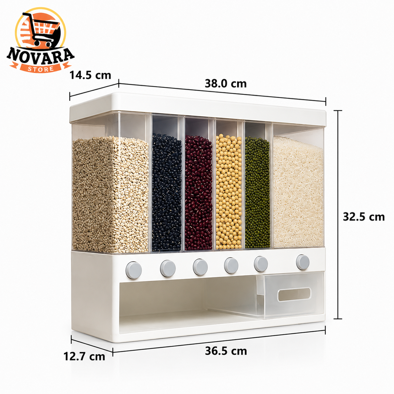 Organixa™ Dispensador Inteligente de Granos y Cereales