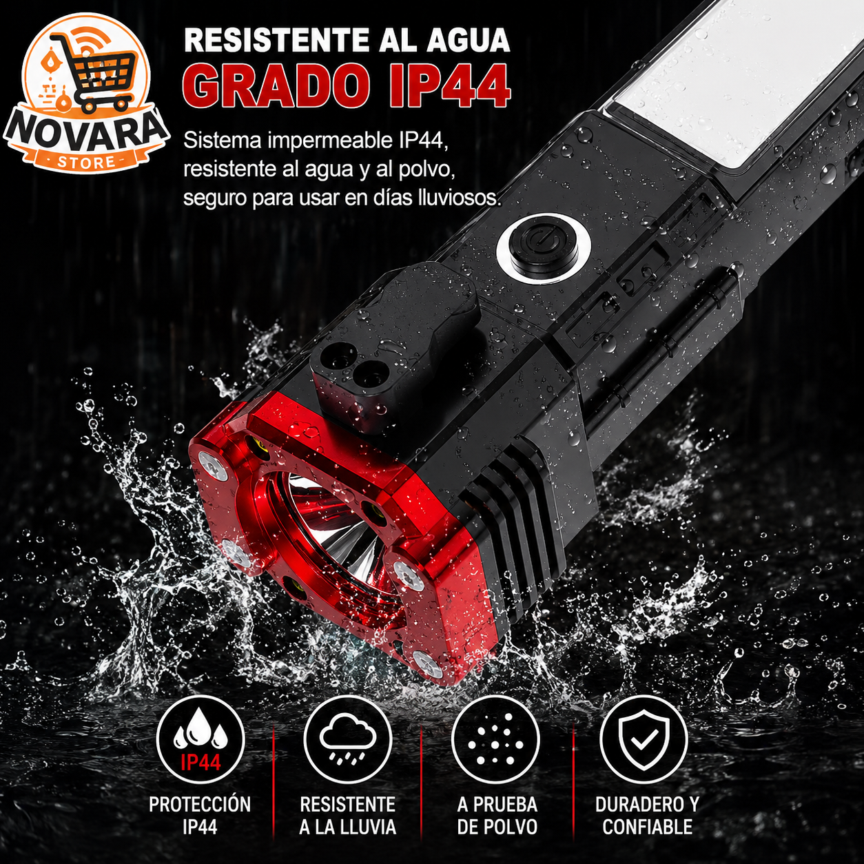 LumiForce™ | Linterna Táctica Multiuso 4x1
