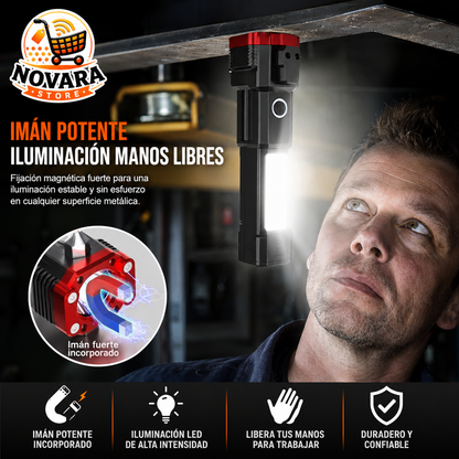 LumiForce™ | Linterna Táctica Multiuso 4x1
